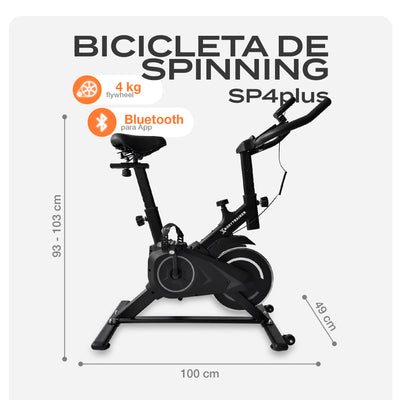 Bicicleta de Spinning Compacta SP4PLUS