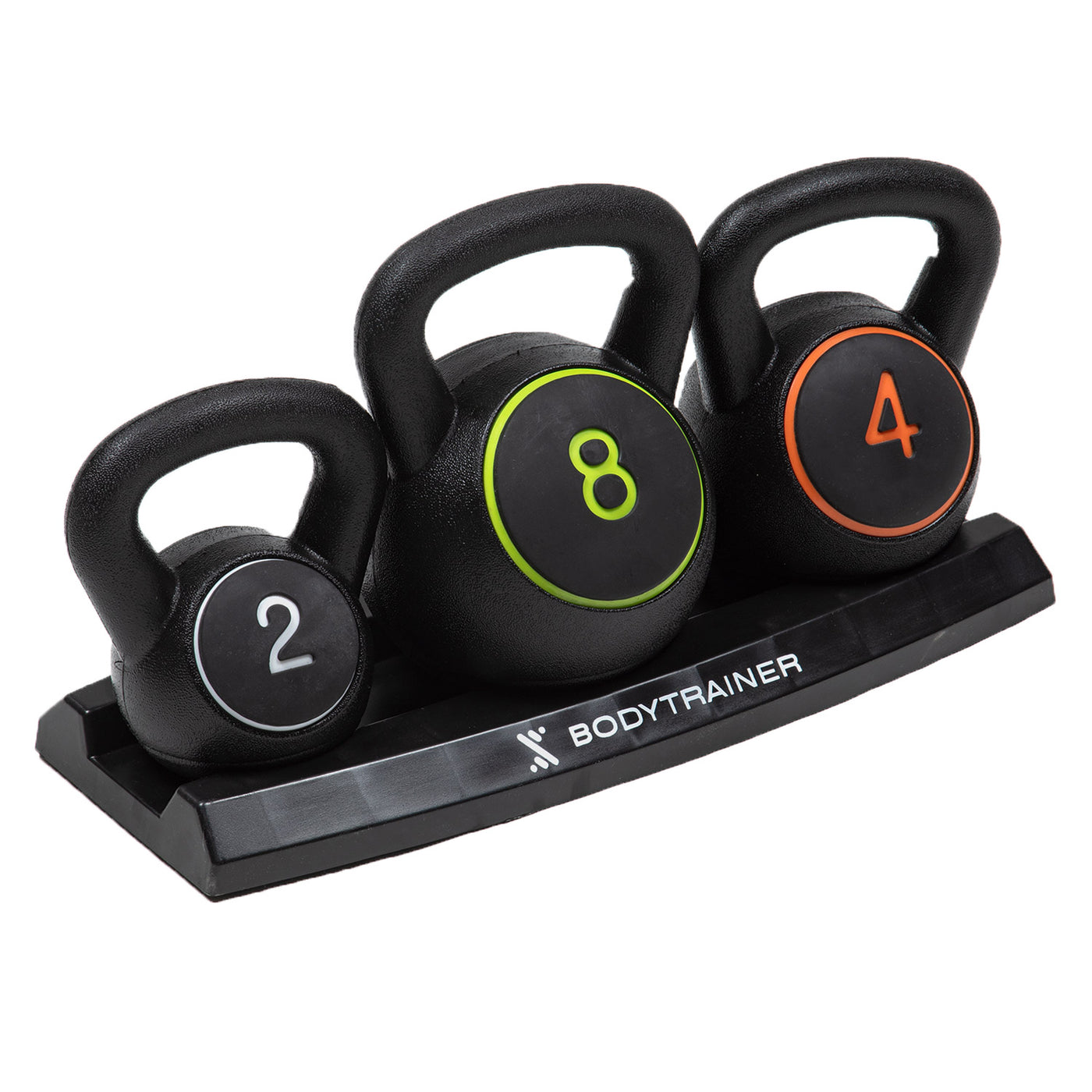 Set 3 Pesas Rusas Kettlebell 2 / 4 / 8 Kg