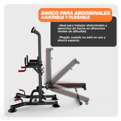 Estación Multifuncional Em 200 Gimnasio En Casa