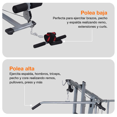 Home Gym Estación Multifuncional HM-320 Pro