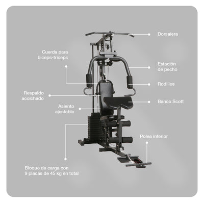 Home Gym Estación Multifuncional HG-321