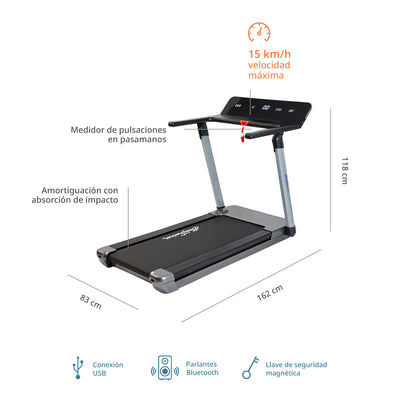 Trotadora Eléctrica Runner Dyn 650 Con App Zwift