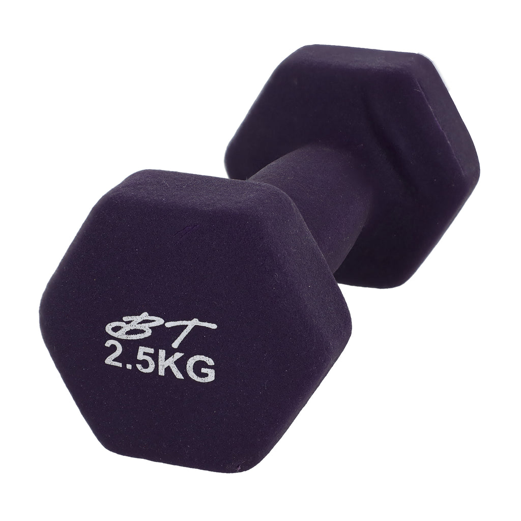 Mancuerna Neopreno Hexagonal 2,5 KG