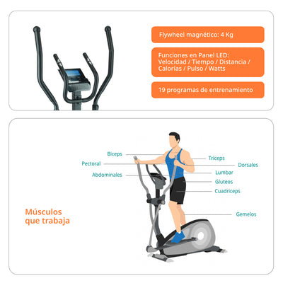 Elíptica Magnética El 400 Mgntc